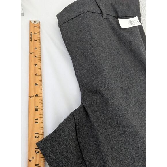 Old Navy Pixie Flare Womens Gray Flare Dress Pants Size 20 Office Career Stretch - Picture 8 of 10